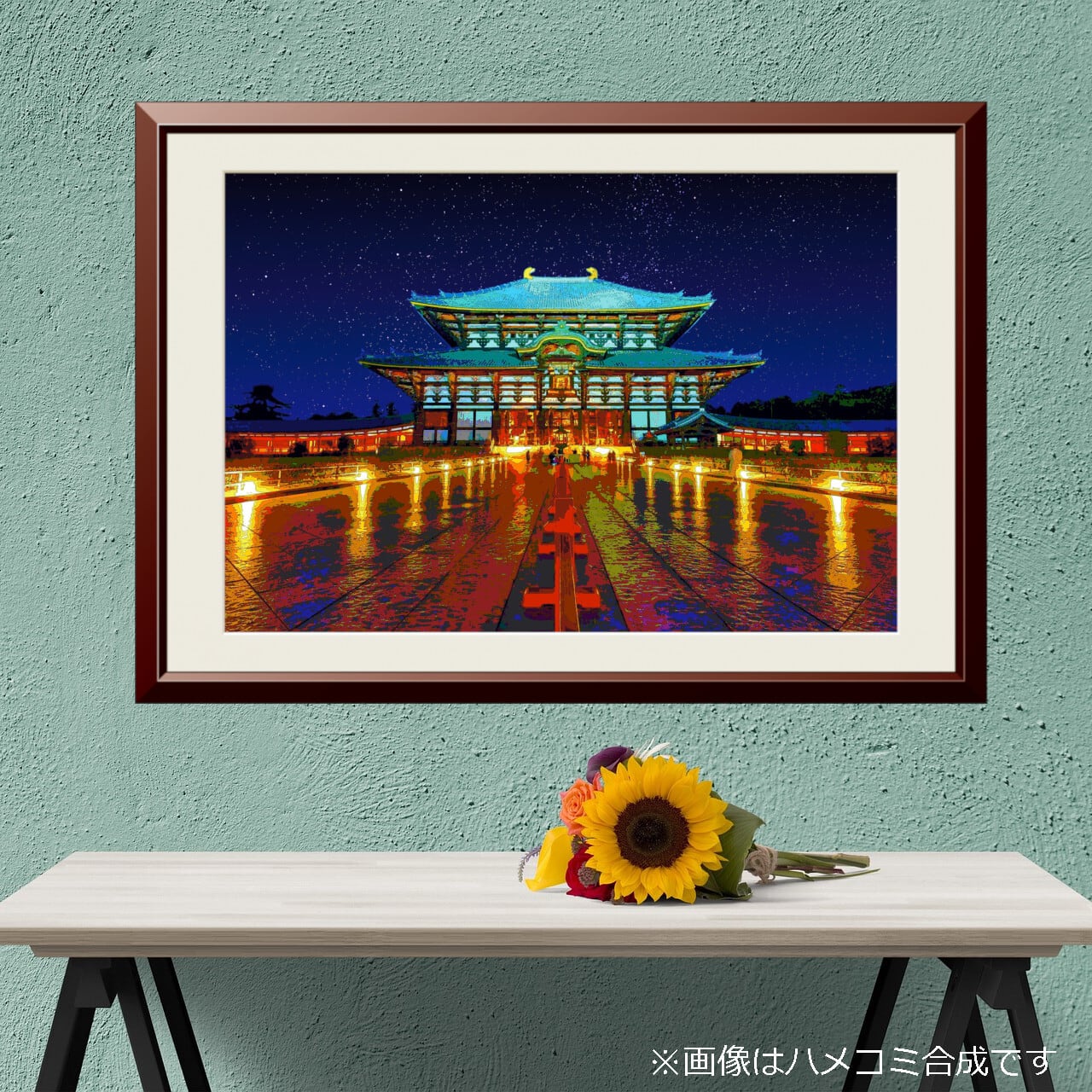 アートポスター】奈良 夜の東大寺大仏殿（作品No.195） | Pay ID