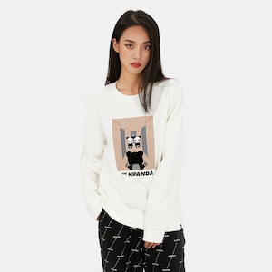 【HIPANDA】2328レディース クルーネック スウェット トレーナー