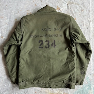 1980s USNAVY A-2 Deck Jacket S Z25