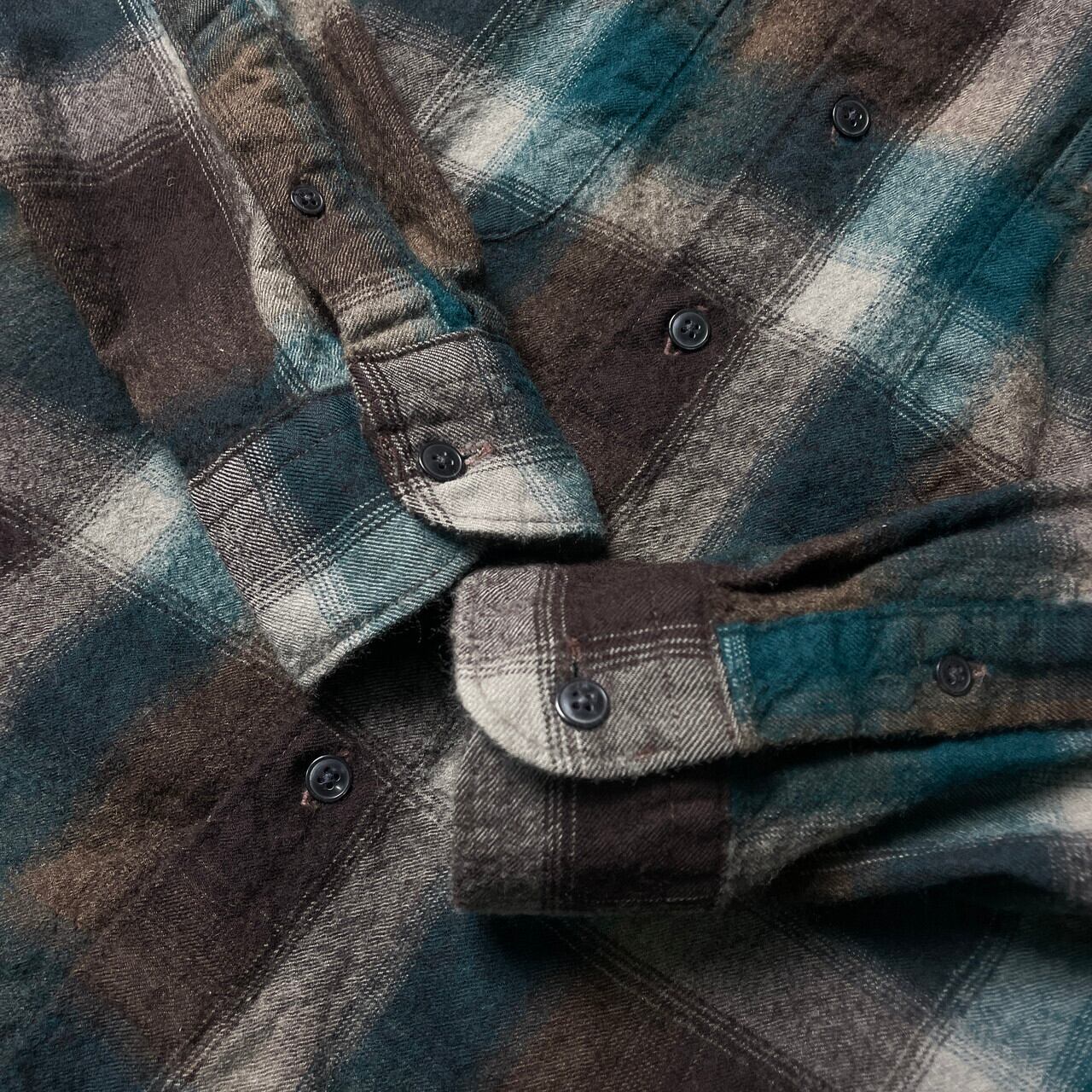 90年代 PENDLETON ペンドルトン チェックシャツ ウールシャツ メンズL