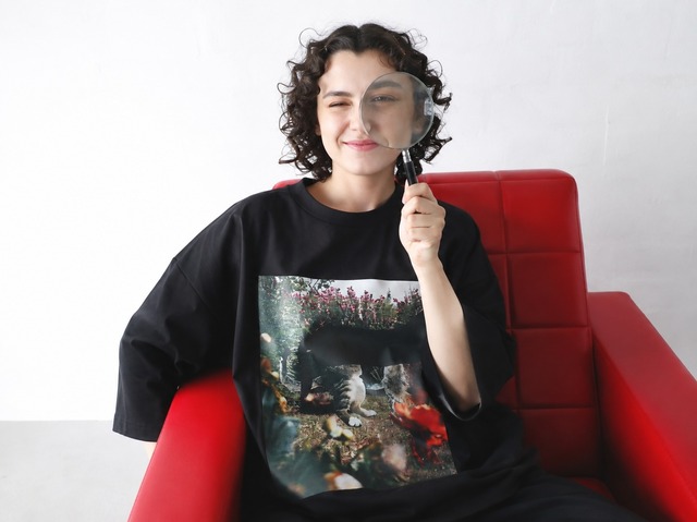 【 michirico 26AW 】  The Cats' Move BigT / MR26AW-07 / ブラック / WOMENS