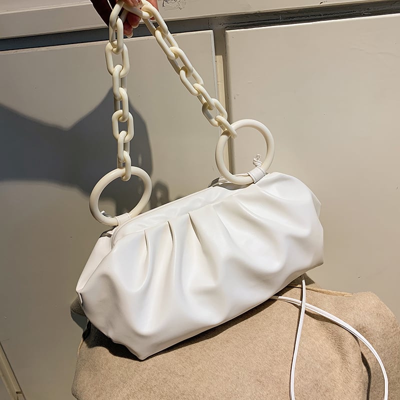 ネットレッドレディースモールバッグ2020夏ニューウェーブファッションワイルドアクリルメッセンジャーバッグクラウドバッグ脇バッグ Tiancai_Wing_Bag6724471