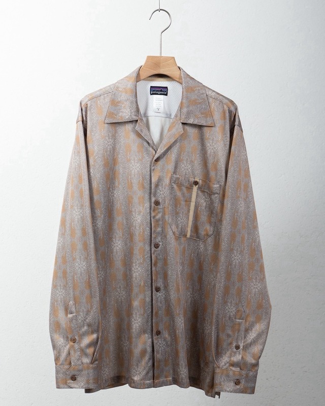 "Patagonia" RHYTHM iridescent color open collar shirt