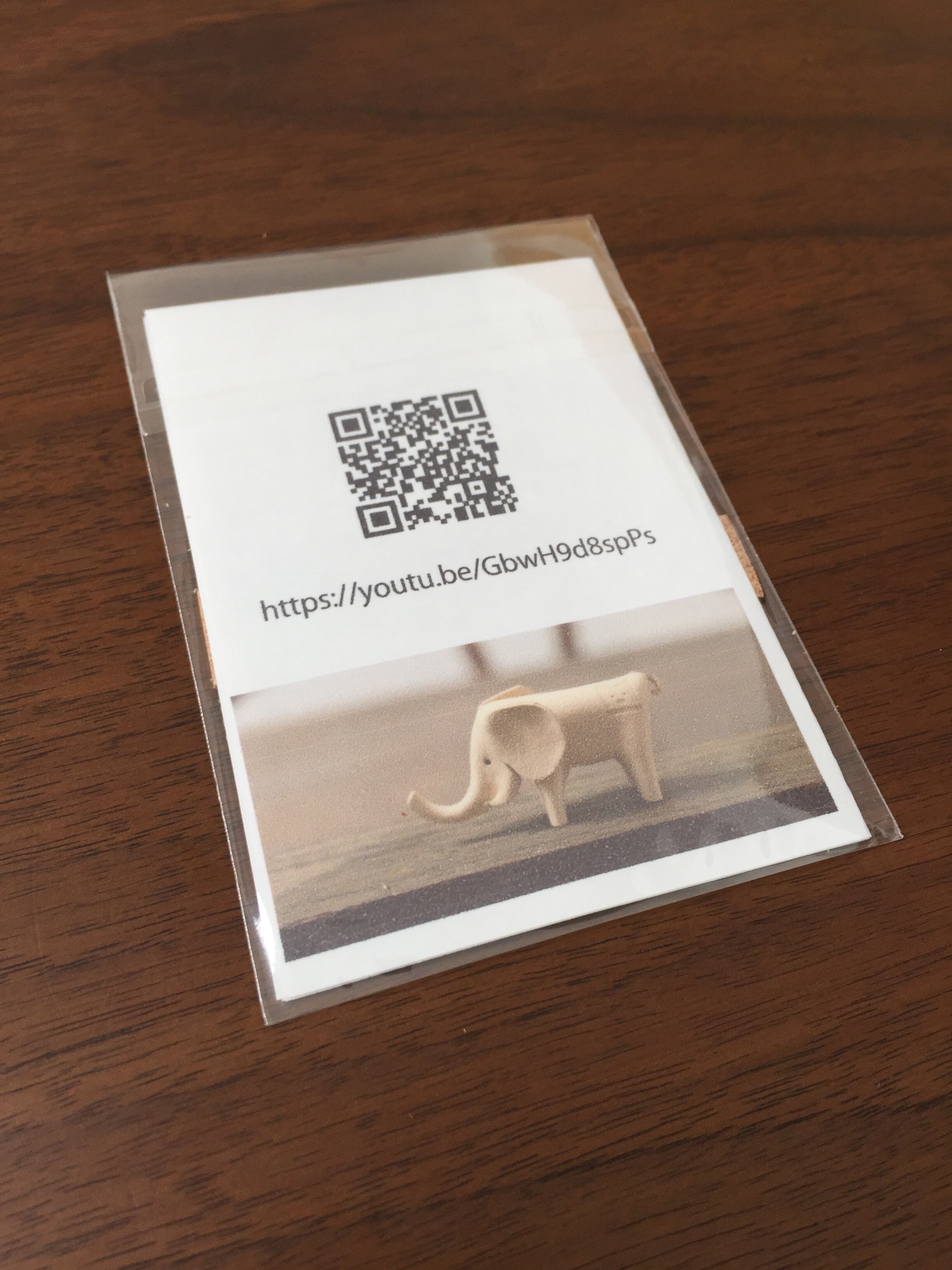 手作りキット】自分で作る革製 ぞうのインテリア雑貨（インテリア 雑貨