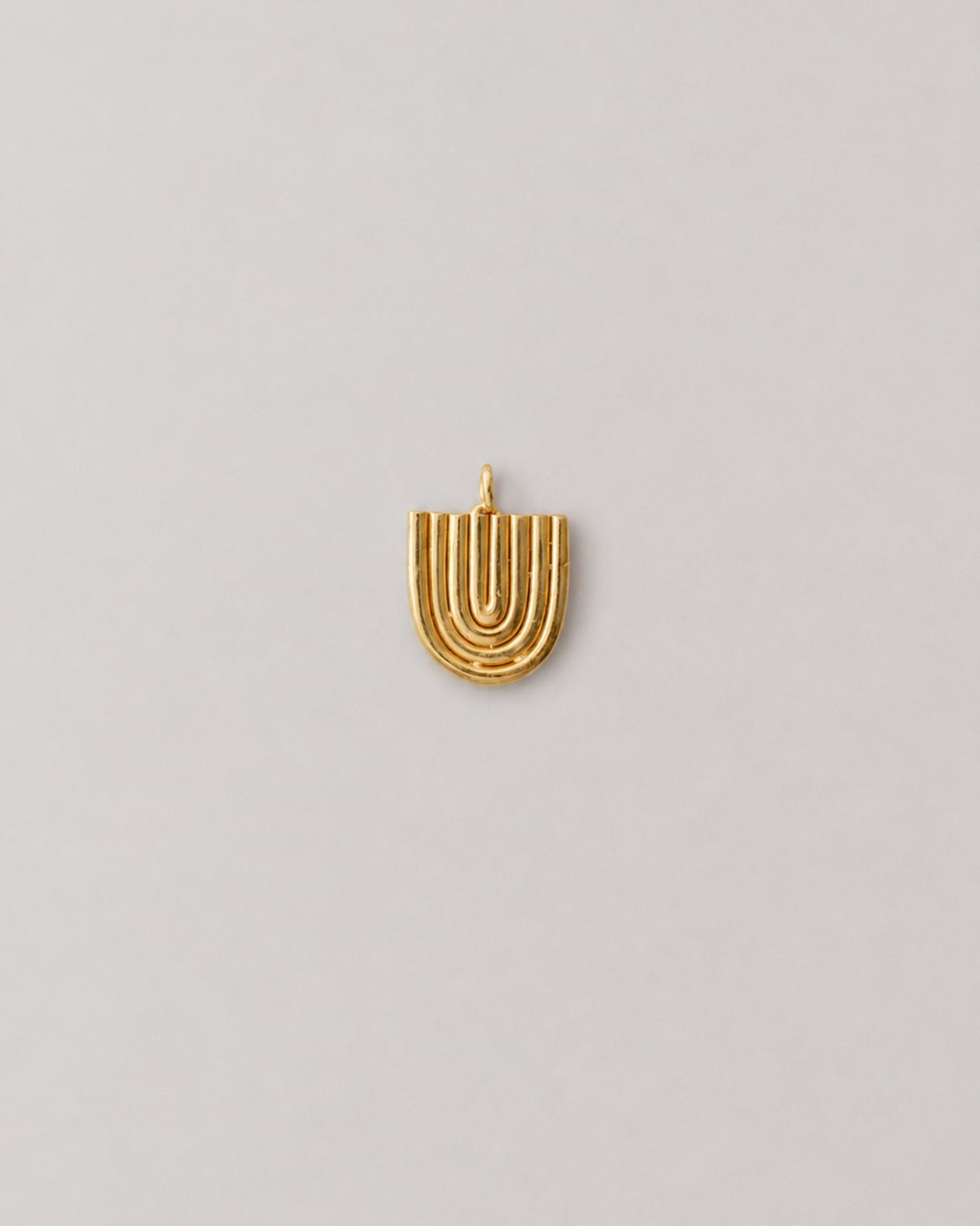 custom necklace 'U' gold