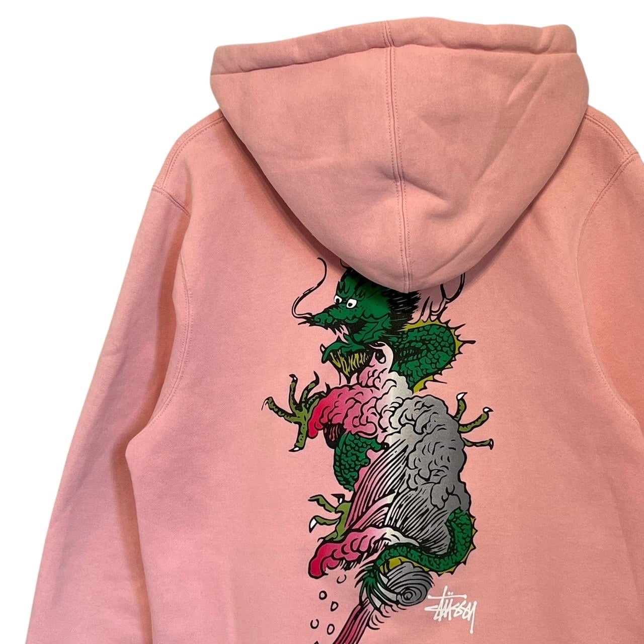 stussy ステューシー コーチジャケット L チェック 刺繍ロゴ バック