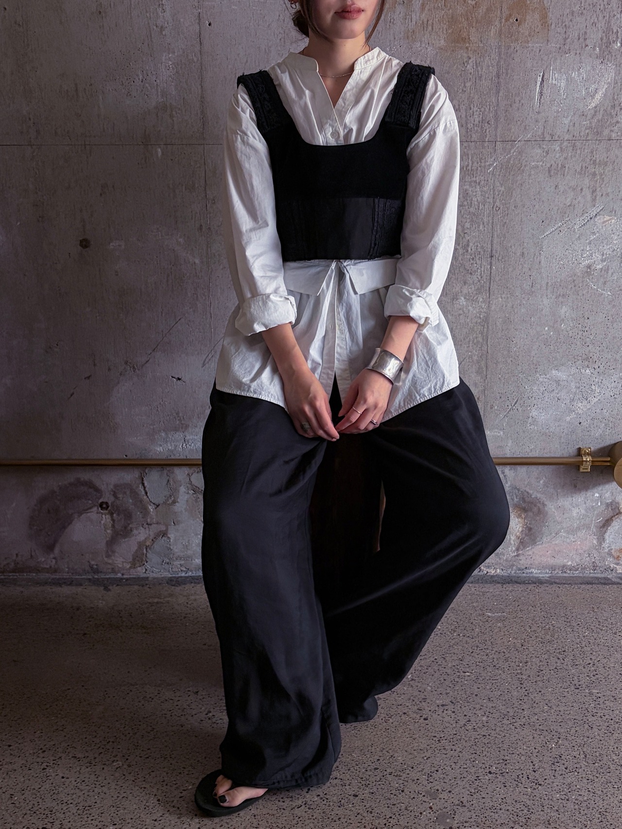 tay Original【BLACK and RE-SEW】／Vintage Miao bustier