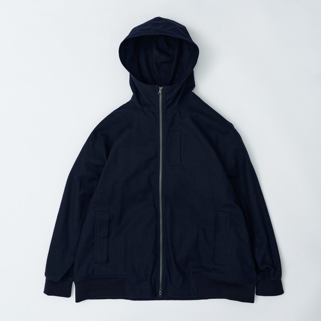 UNTRACE) MELTON×LEATHER BLOUSON | apt335nyc 