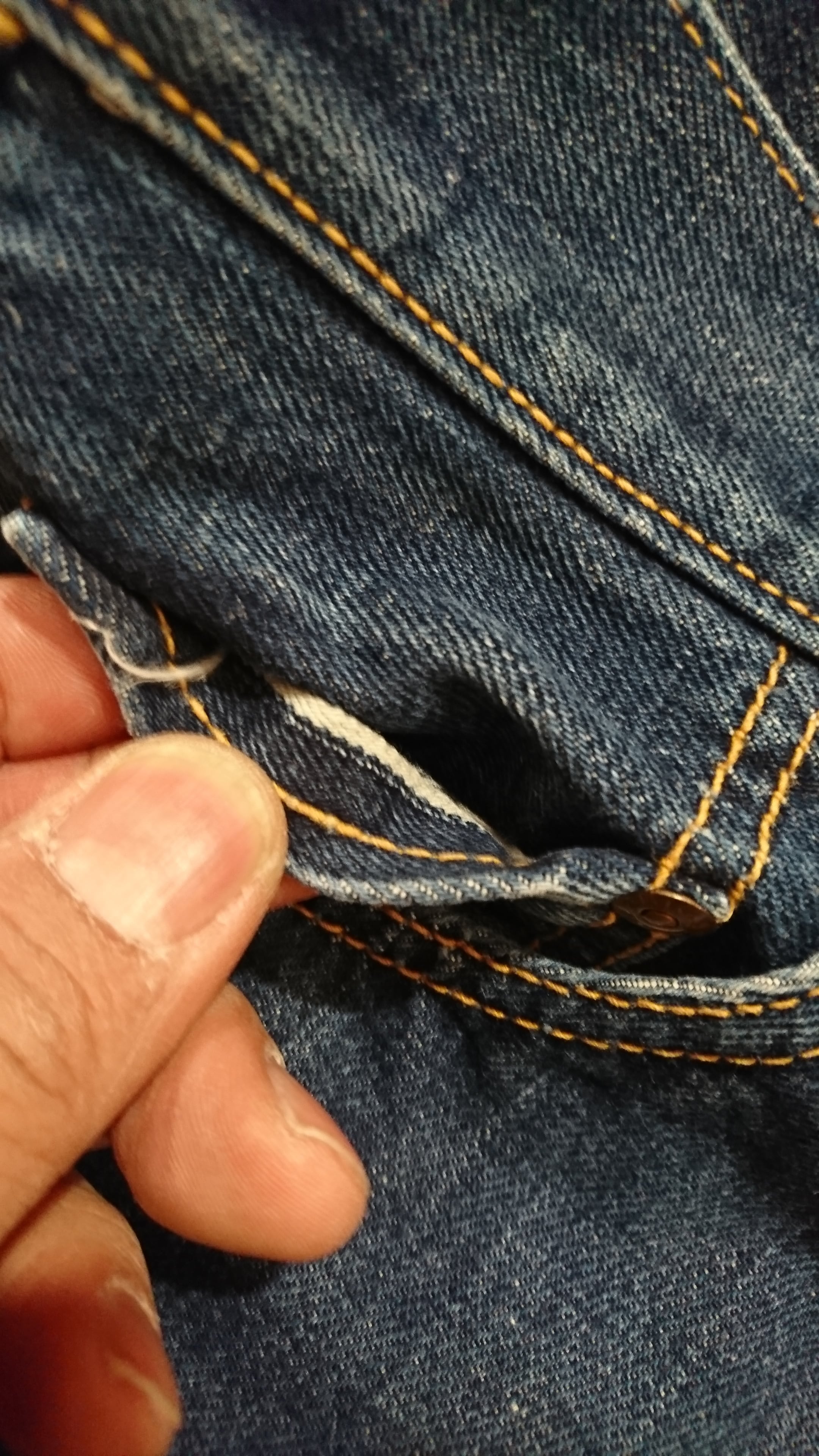 1970s BIG STONE DENIM PANTS | BOW & ARROW WEB STORE