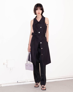 early 2000s CELINE - layered trench gilet