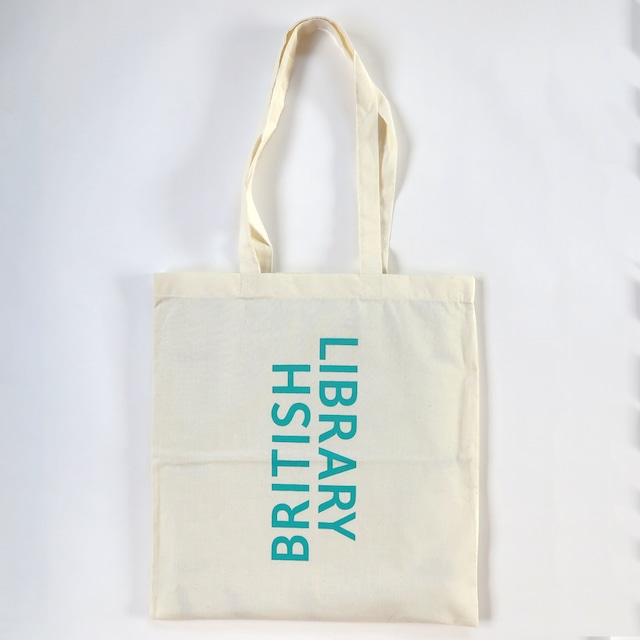 British Library tote bag Teal ／ 英国図書館バッグ（青緑） ／ エコバッグ・トートバッグ