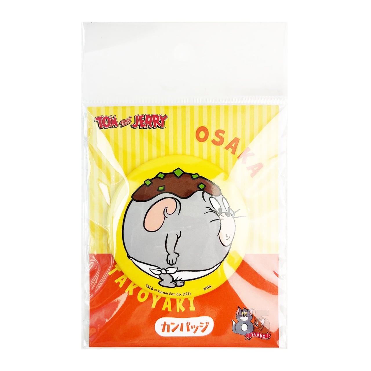 T＆J 大阪たこ焼き 缶ﾊﾞｯｼﾞ(ﾀﾌｨｰ) | KotoLab Store