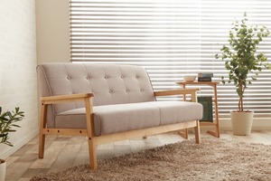 NEW RETRO オリジナル 2人掛けソファ PUレザー