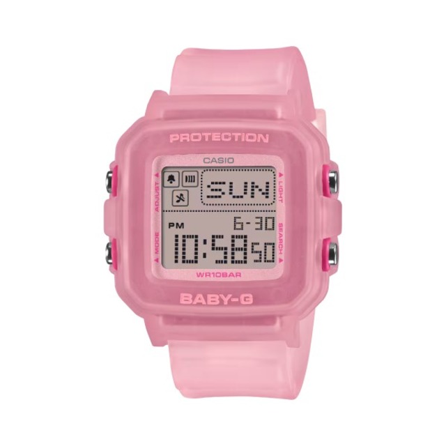 国内正規品 CASIO BABY-G カシオ ベビーG BABY-G+PLUS レトロジェリー 10気圧防水 耐衝撃 LED レディース腕時計 BGD-10KG-4JR