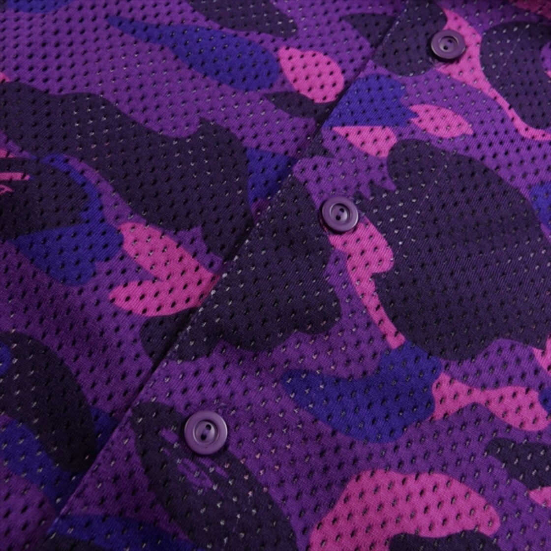 Size【L】 A BATHING APE ア ベイシング エイプ サル迷彩柄BAPEロゴ 