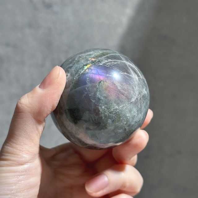 グレーのラブラドライト スフィア 12◇ Labradorite Sphere ◇天然石・鉱物・パワーストーン