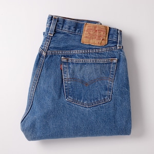 【濃紺】80s Vintage Levi's 501 W36 実寸W34 オリジナル ヴィンテージ リーバイス デニム パンツ USA製