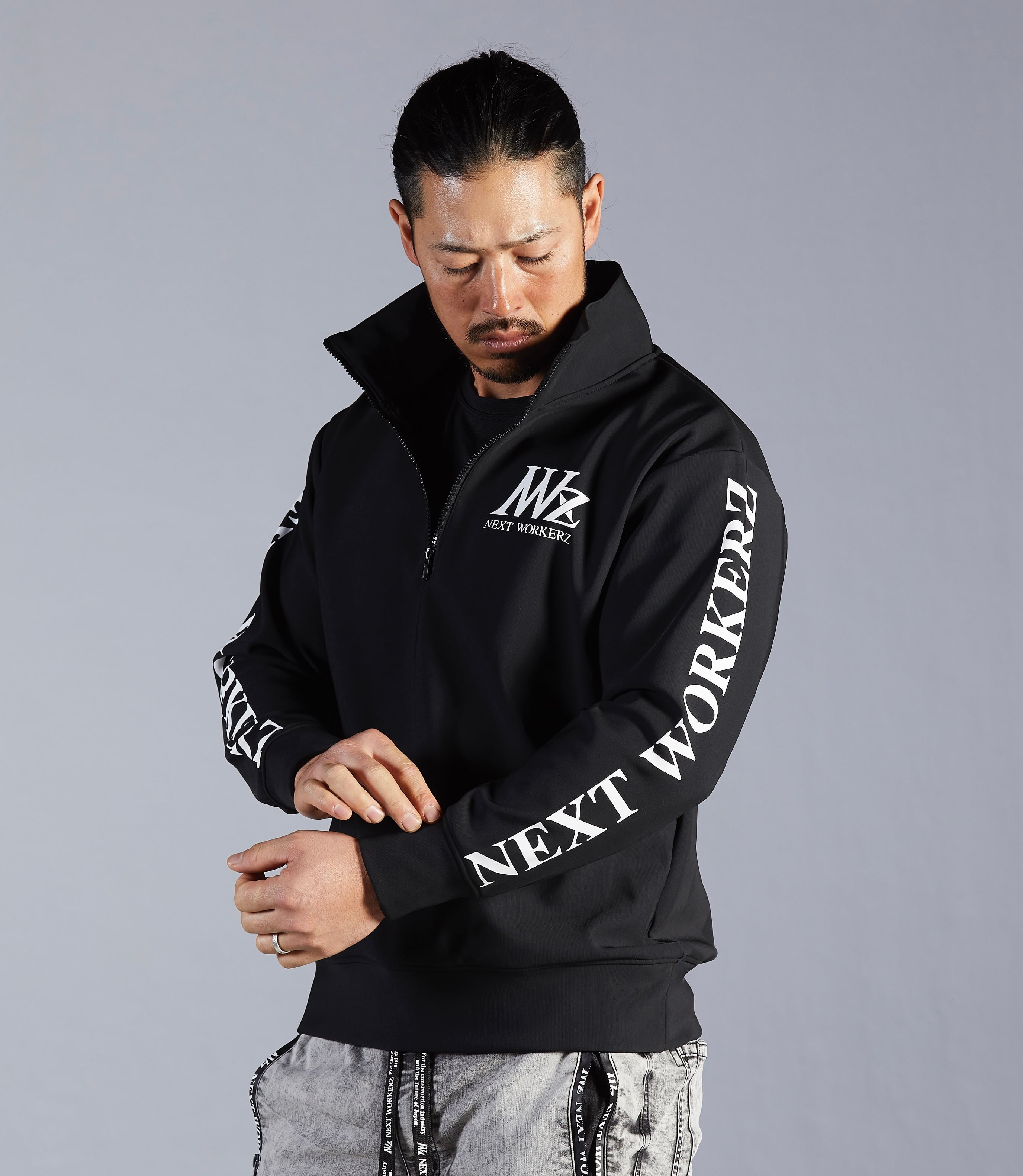 NWZ ZIP UP TRAINER【BLACK】 | NEXTWORKERZ STORE