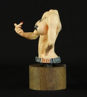 The girl raise middle finger to this rotten world - dashboard accessory /ver.Natural