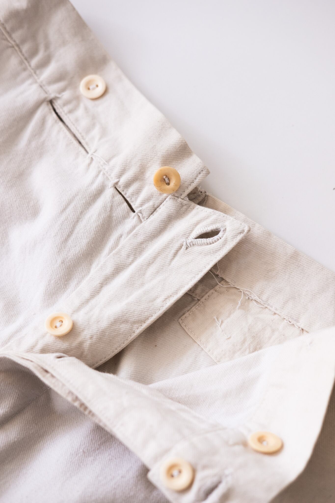 1930s フランス ヴィンテージ ボージョン 白パンツ 1910s フランス軍