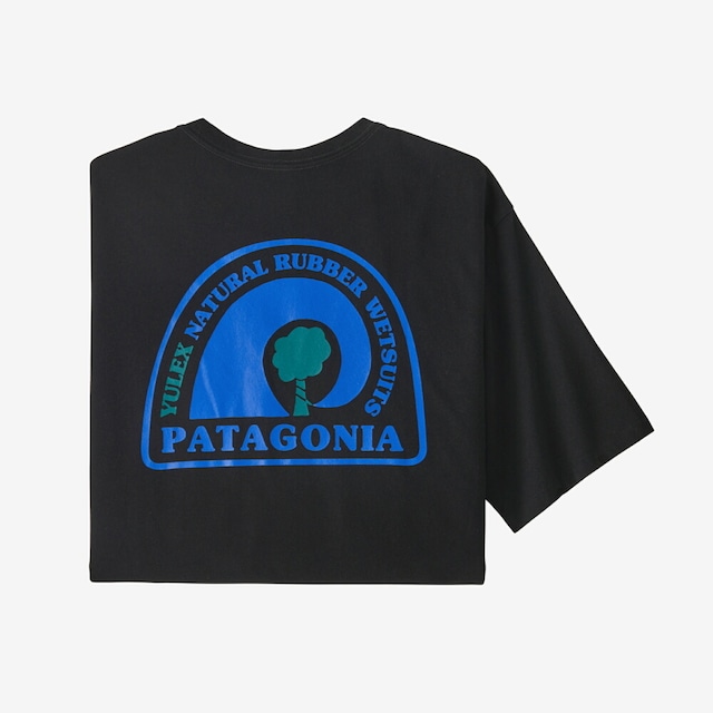 パタゴニア PATAGONIA Tシャツ 半袖 メンズ ラバー ツリー マーク レスポンシビリティー 37544 Black【正規取扱店】