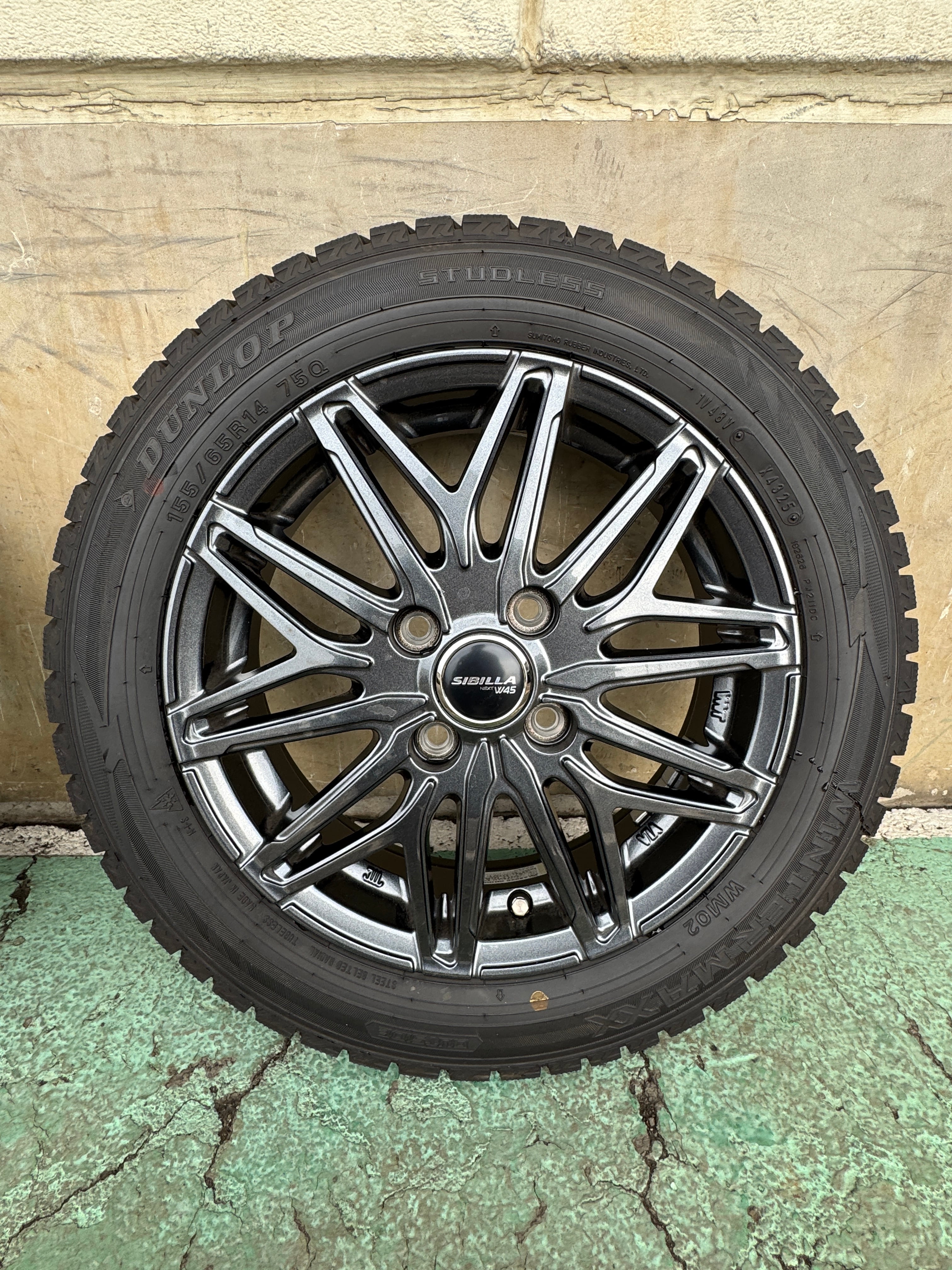 155/65R14 DUNLOP WINTER MAXX ダンロップ ウインターマックス 4本
