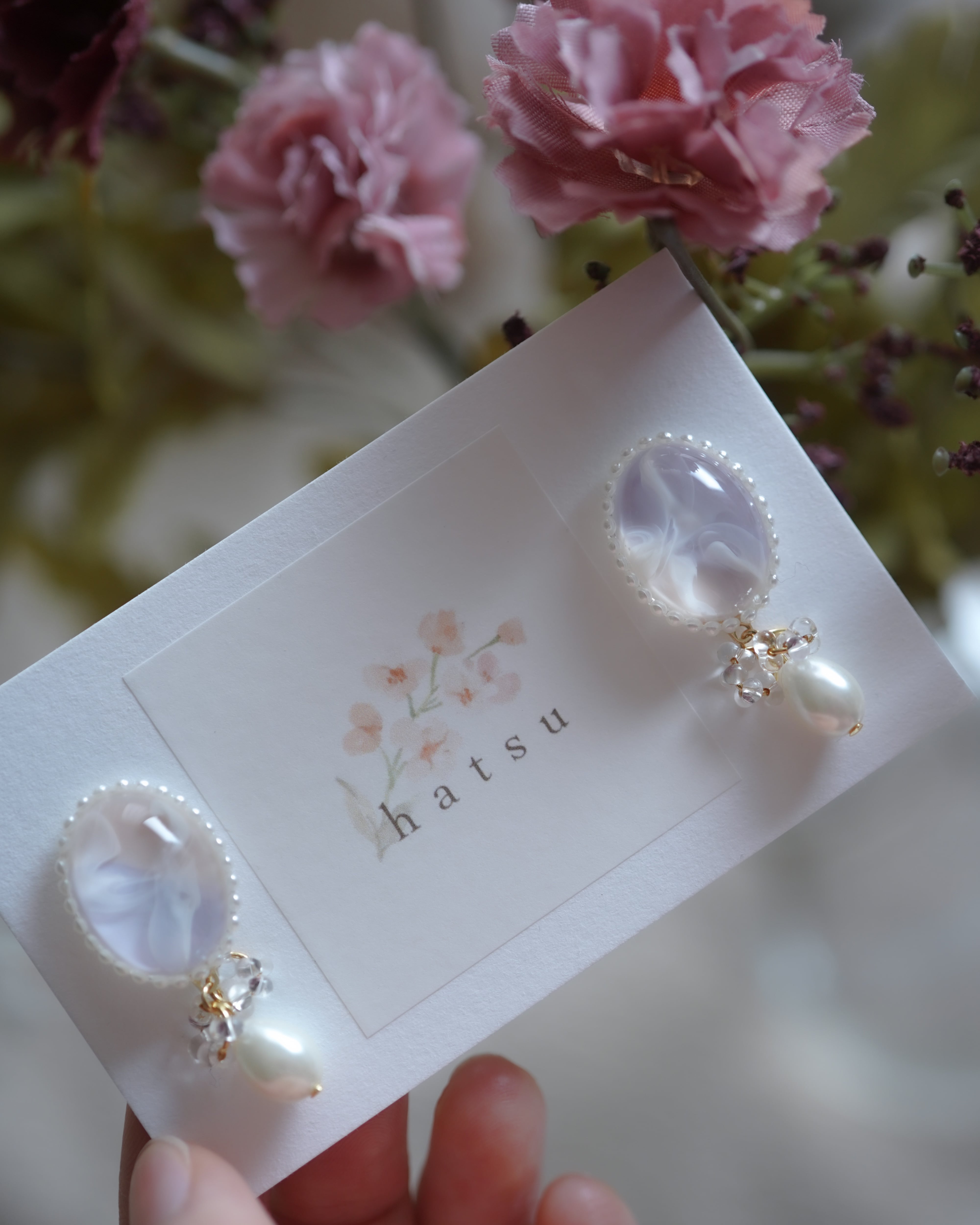 『 まどろみ 』耳飾り