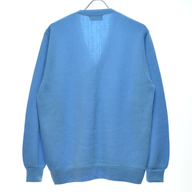 入手困難!!))水色 LACOSTE 70s 青ワニ アクリルカーディガン（IZOD  