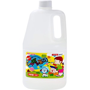 【努力特価】トモダ 新型シャボン玉液 高性能2.5倍パワー 大容量1800ml 日本製 しゃぼん玉 えき 補充液 安全基準ST準拠液 (2本)
