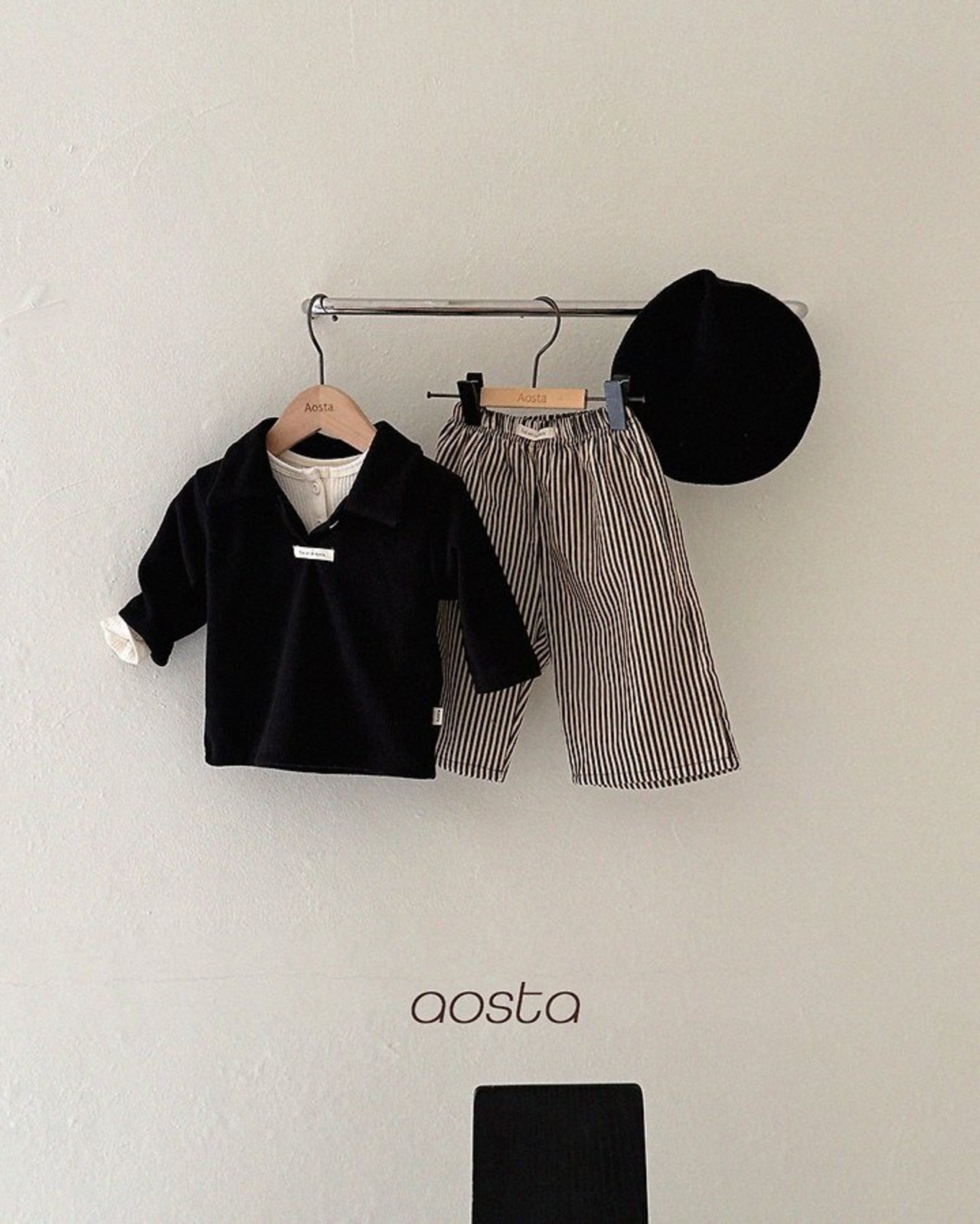 【取寄】Aosta  モルモルカラーTシャツ｜秋服｜韓国子供服｜26/AT