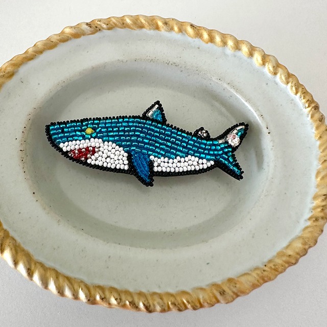 シャーク／Shark(L) ブローチ