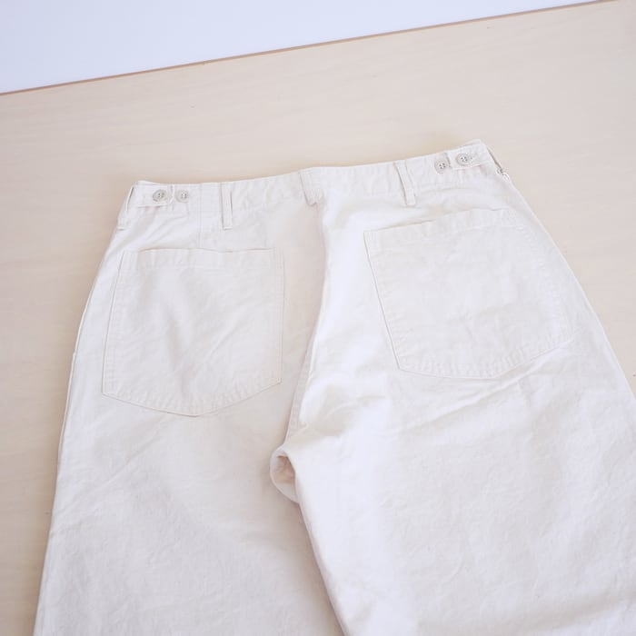 orSlow ファティーグパンツL(3) キナリホワイト