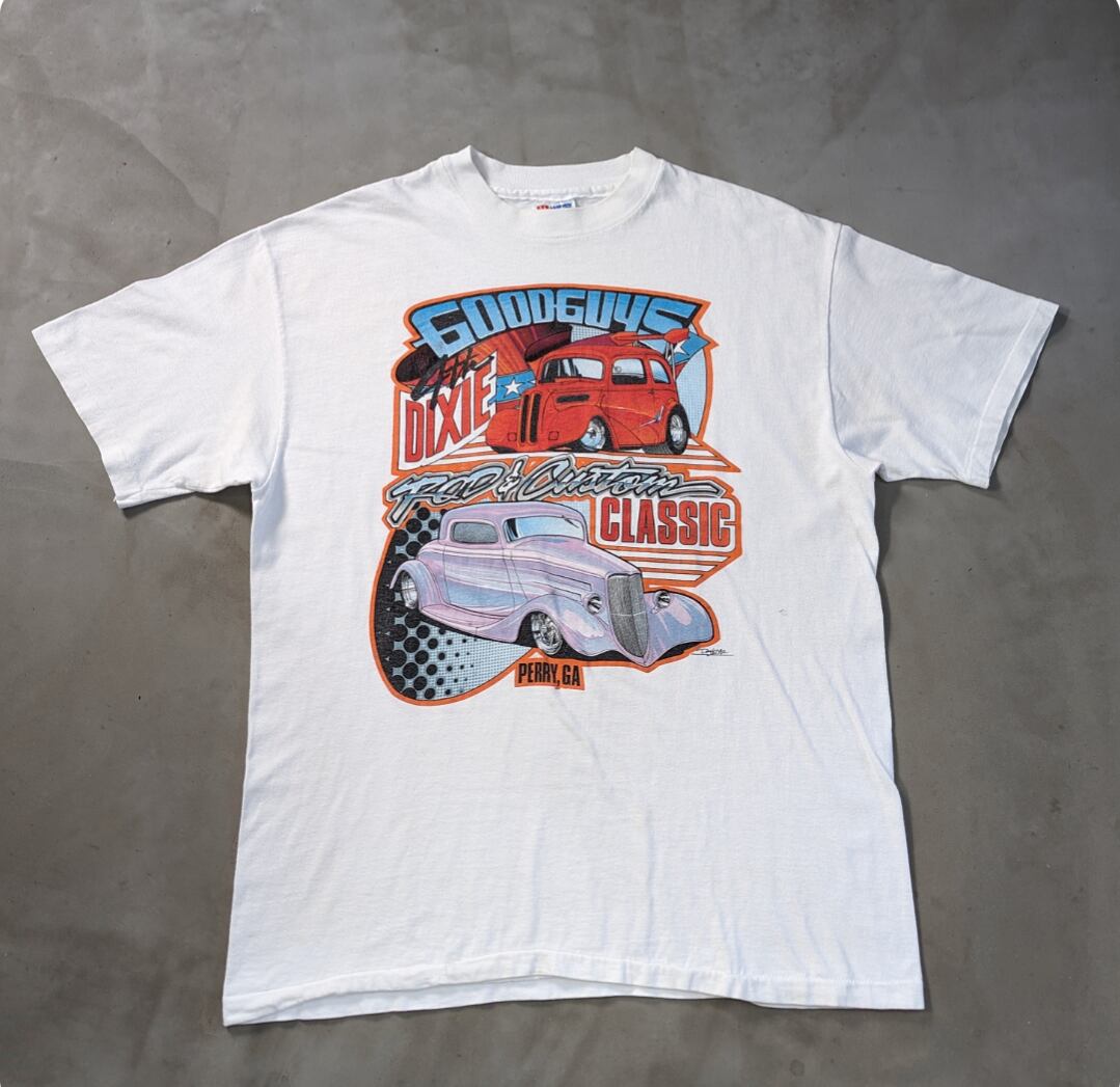 90s good guys hot rod print tee 小岩店
