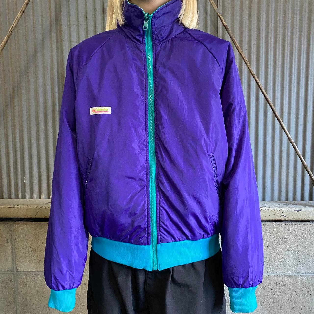 80年代 Columbia コロンビア Gizzmo 4way リバーシブル ナイロン 