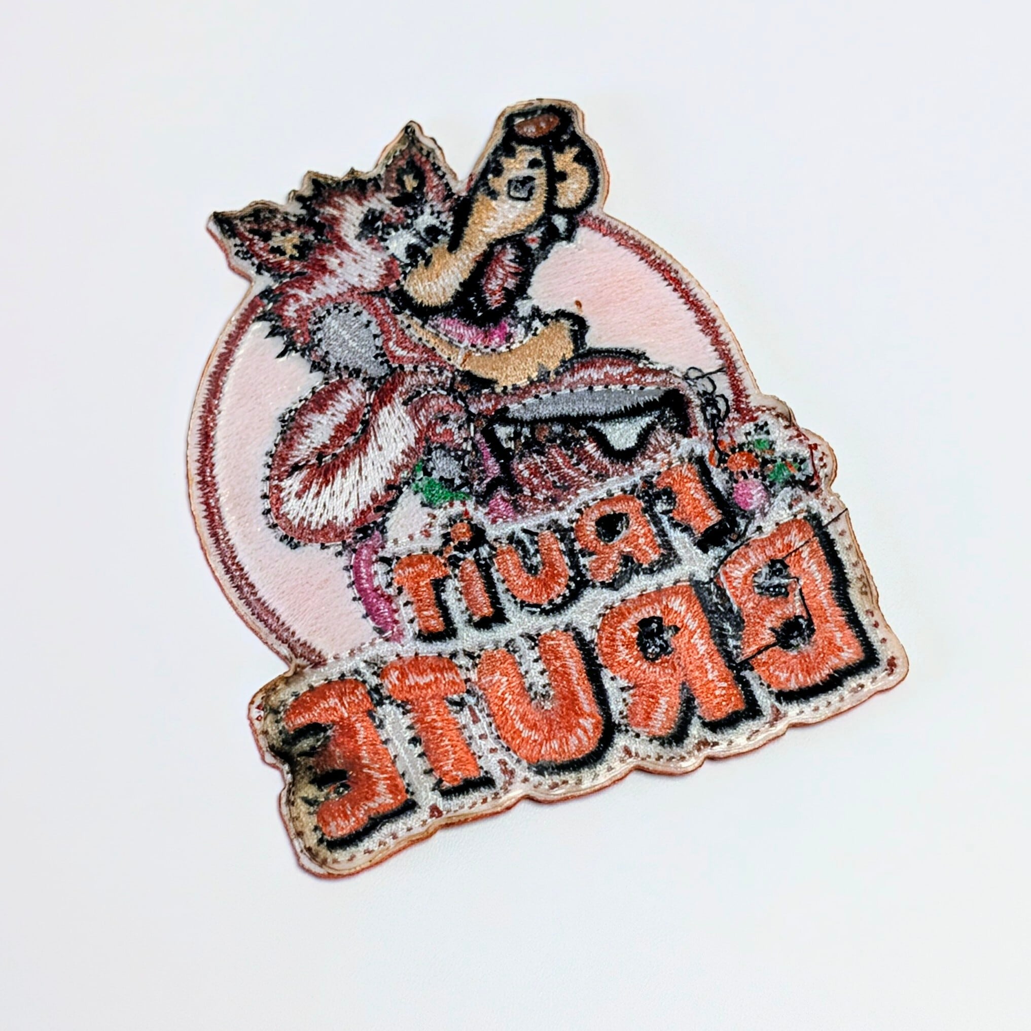 送料無料！ ★刺繍アイロンワッペン★【 Fruit Brute（フルーツ・ブルート）】General Mills / HALLOWEEN限定 モンスターシリアル / ワッペン / PATCH〚アメリカン雑貨 アメトイ〛