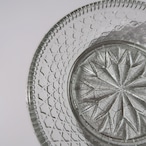 プレスガラス皿 "鱗"