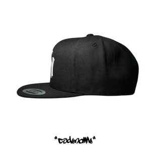 CODENAME「"CN" Logo Flat BB Cap Black」