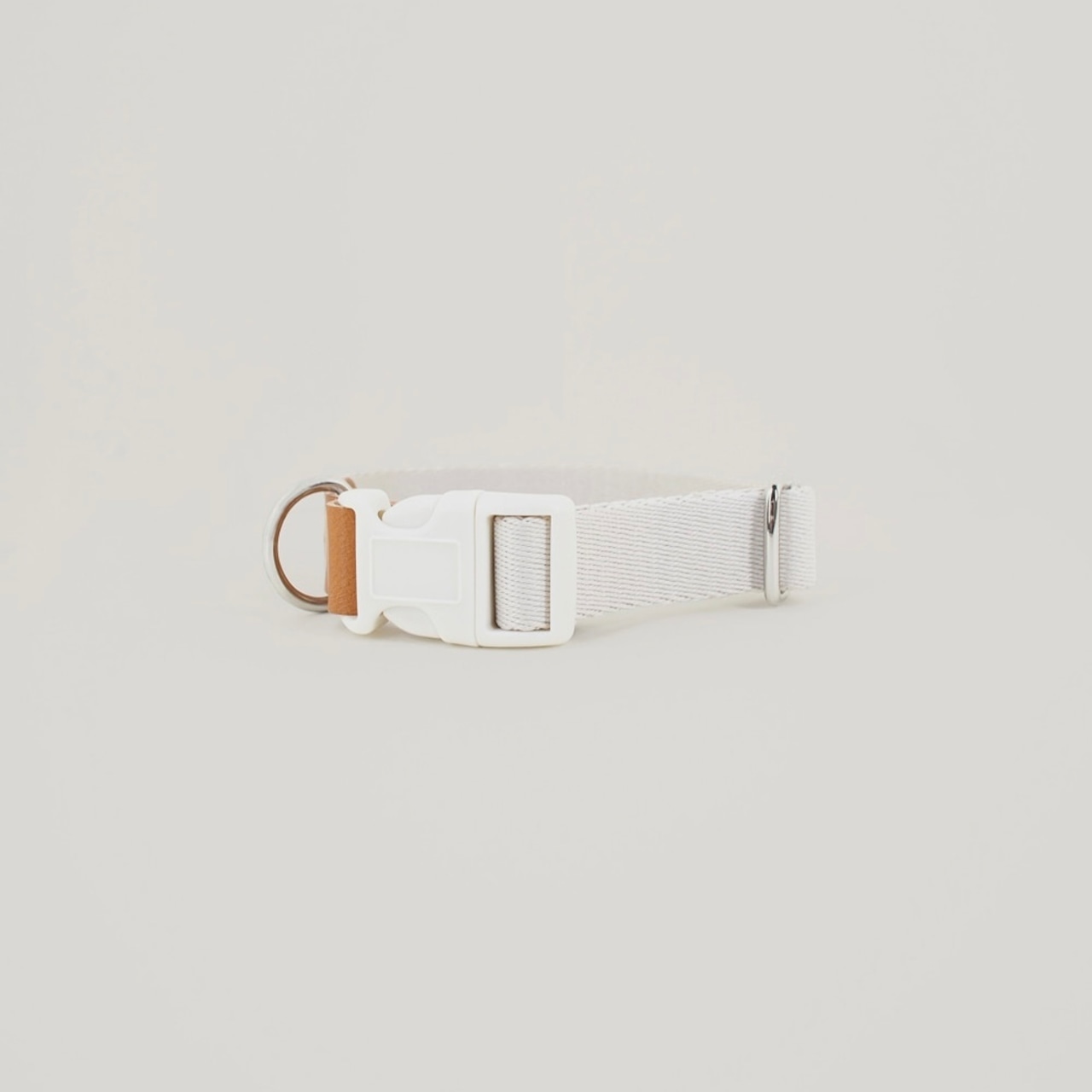 【即納】GOPE Picture Dog Collar - O-Buckle｜Tan × Ivory - 4