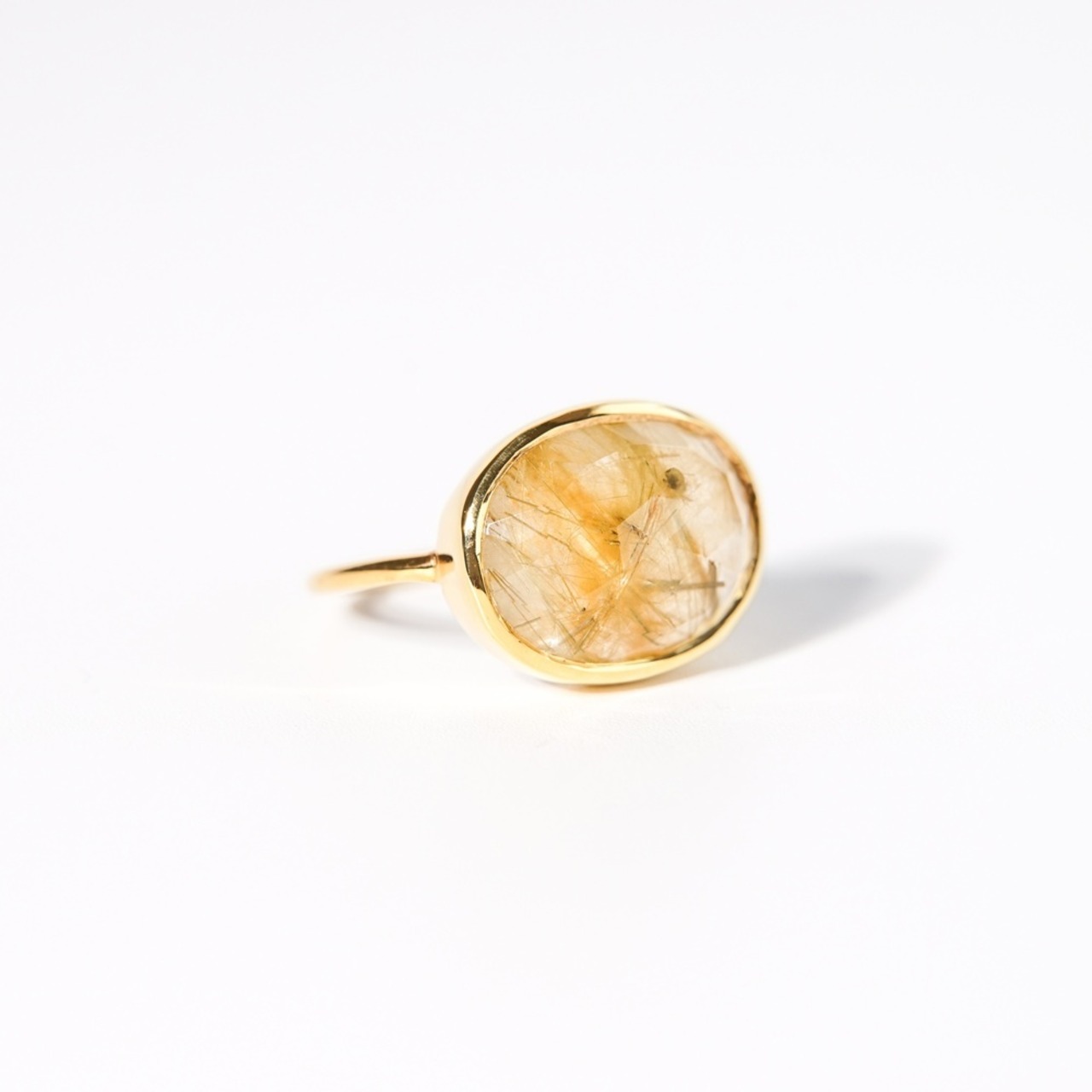 【14号】ルチルクォーツ リング