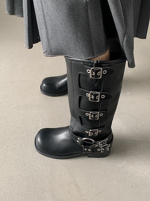 Buckle western boots（タッセルバックルパンプス）c-199