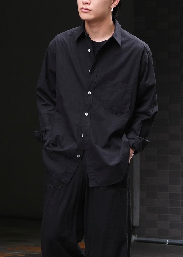 90-00's Y's for men shell button regular collar cotton shirt