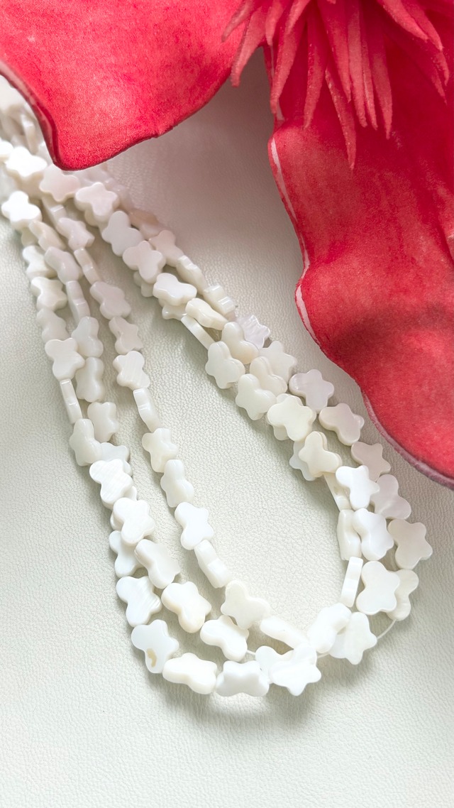 Natural Shell Beads butterfly / 天然シェルビーズ バタフライ