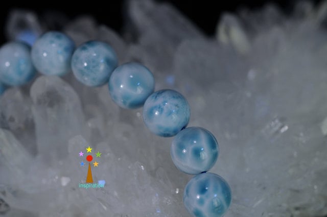 超最高級ラリマー9.5mmブレスレッド B047-5 | パワーストーンショップ