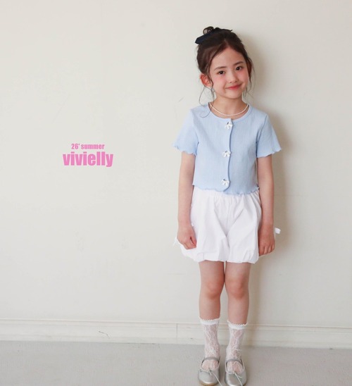 vivielly［取寄］joy rib cardigan 26summer
