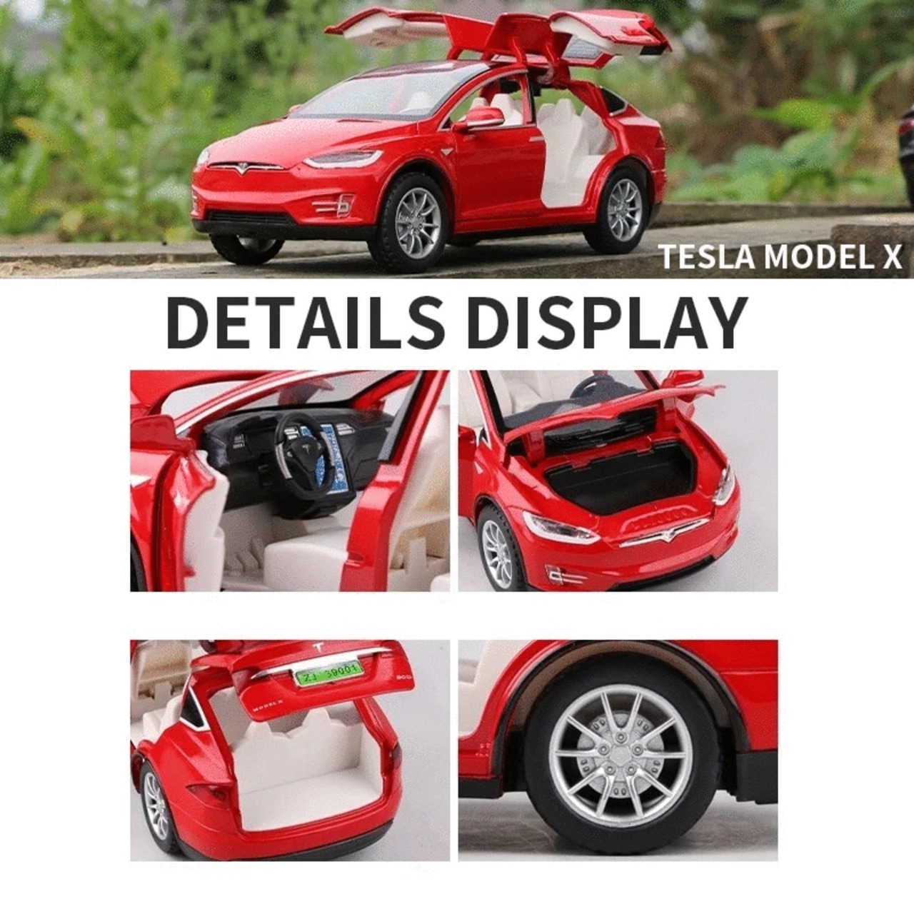 1/24 Tesla Model X テスラ モデルX 90D クロスオーバー SUV