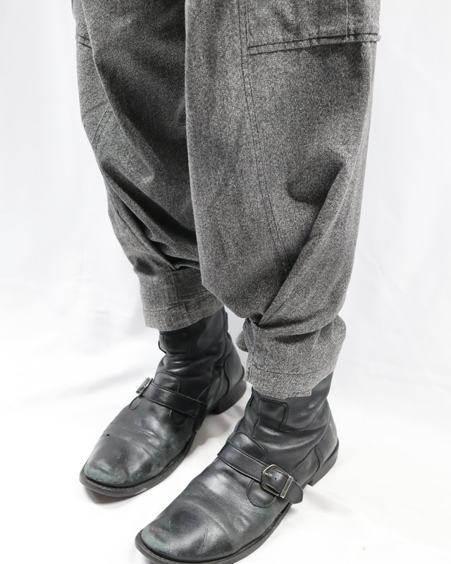 【Y's】hem shaped silhouette pants