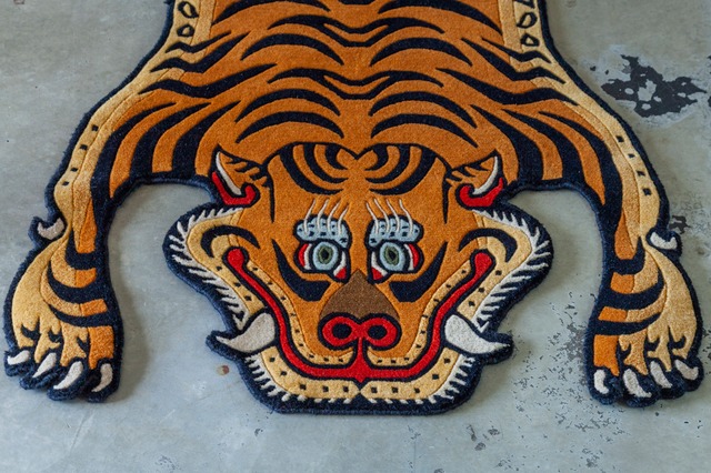 Tibetan Tiger Rug 《Mサイズ•プレミアムウール012》チベタンタイガーラグ