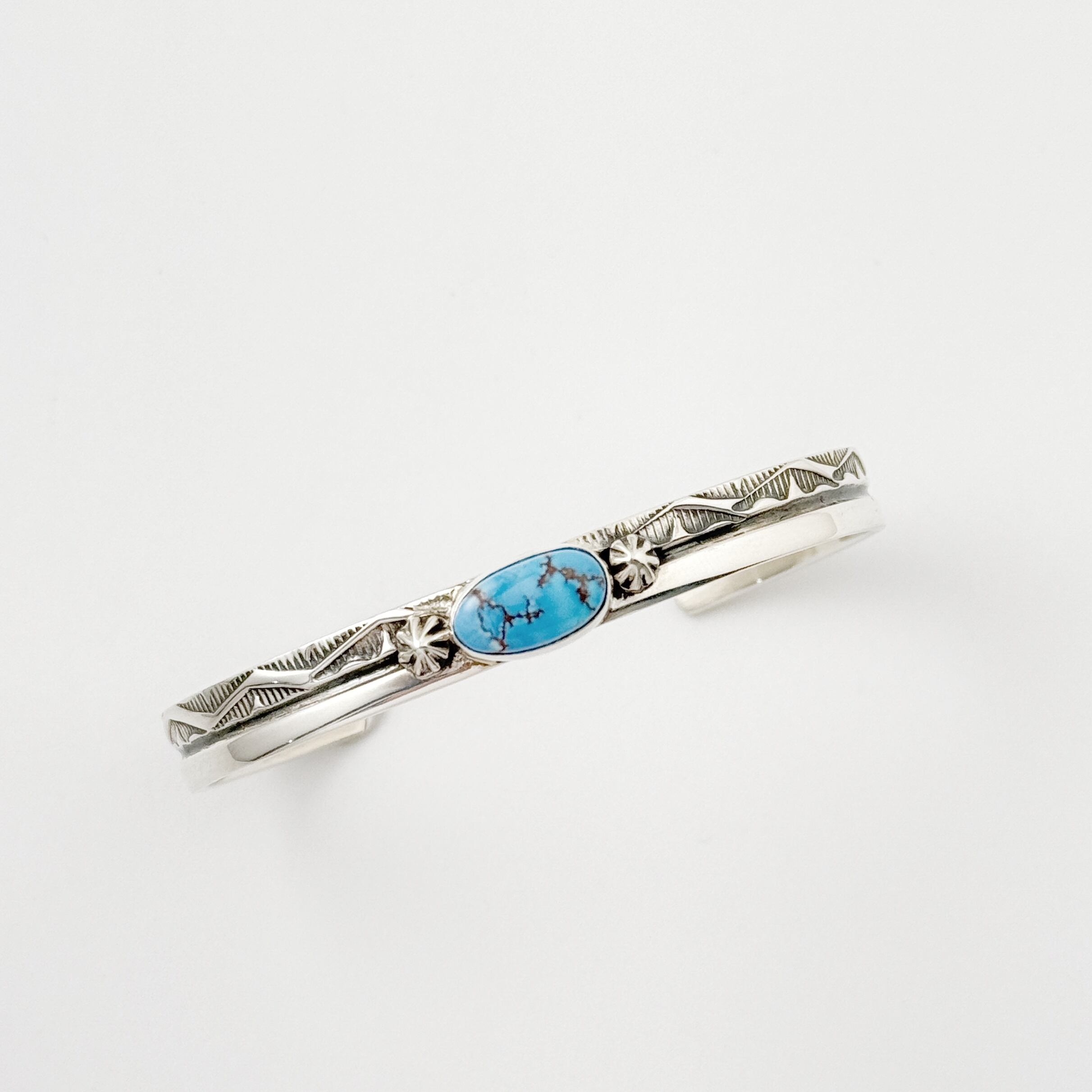 ラスト1点！】《Indian Jewelry 》 ゴールデンヒル ターコイズ 横