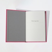 Multi-log note - 【ドット方眼・五段階評価】北欧ネコブルー / A6変形 / ハードカバーノート