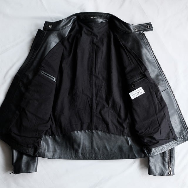 Maison Martin Margiela 13AW 八の字 LEATHER RIDERS JACKET